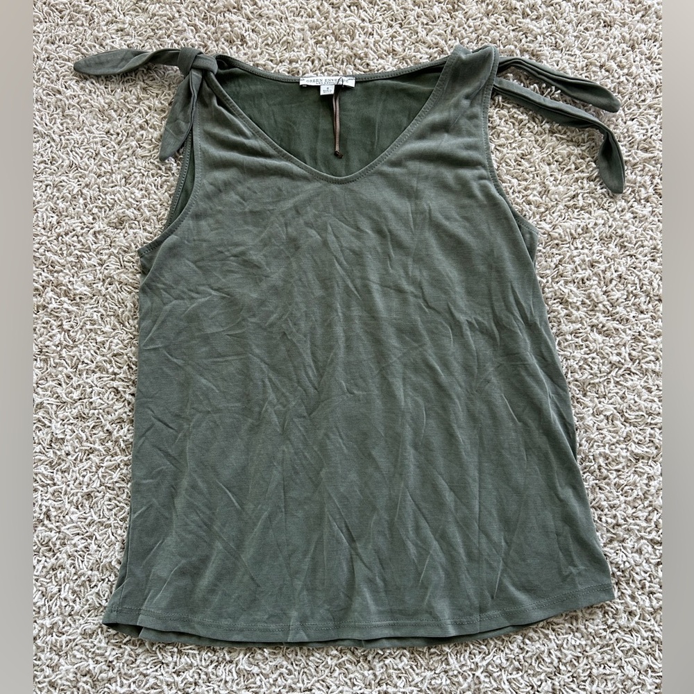 Green Envelope Los Angeles Women’s Small Green Tank Top